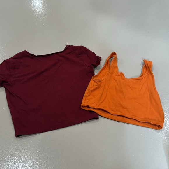 Colorful Summer Tank and Crop Top Collection Lot of 7 cute tops! Size Medium - Picture 5 of 7